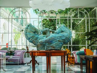 "Water Passages" installation at the Hotel Bellevue Syrene - Sorrento (NA)